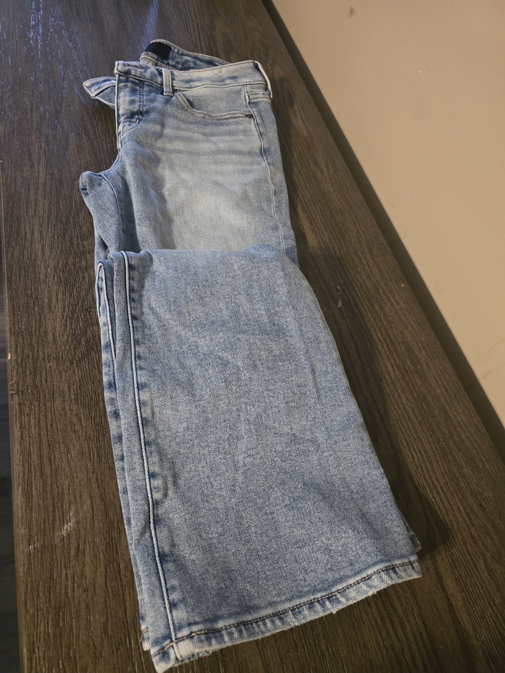 Buckle Light Blue Wide Leg Jeans
